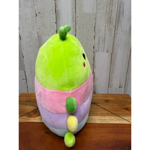Squishmallow Rutabaga the Caterpillar Plush Toy Small 7" Multicolor - Picture 2 of 5